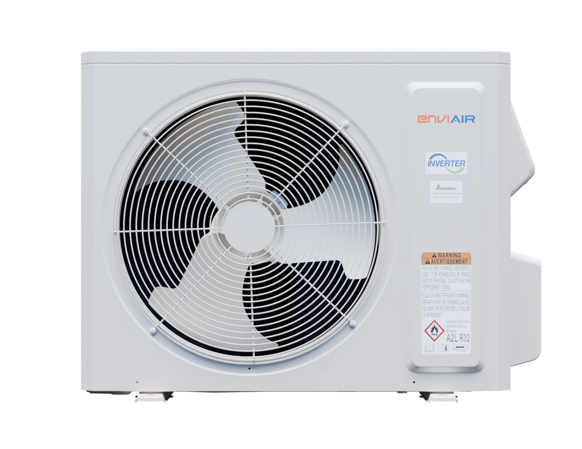 EnviAir 1.5-Ton 18,000 BTU 19 SEER Smart Single-Zone Ductless Mini-Split Heat Pump System – 230V - EMSS188S18ZE230A (Includes Indoor & Outdoor Units)