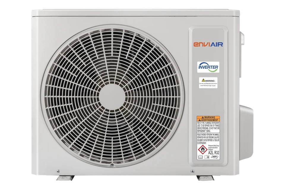 EnviAir 1.5-Ton 18,000 BTU 21 SEER Smart Multi-Zone Ductless Mini-Split Heat Pump System – 230V - EMSS21M18ZE230A (Includes 2 x Indoor Units + Outdoor Unit)
