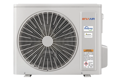 EnviAir 2-Ton 24,000 BTU 21 SEER Smart Multi-Zone Ductless Mini-Split Heat Pump System – 230V - EMSS21M24ZE230A (Includes 3 x Indoor Units + Outdoor Unit)