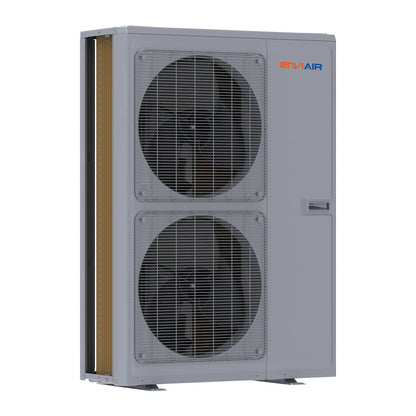 EnviAir FlexxIQ 4-Ton 48,000 BTU 19 SEER Central Air Heat Pump Split System with Inverter Technology – 230V - ECSS19A48FL230A (Includes Indoor & Outdoor Units)