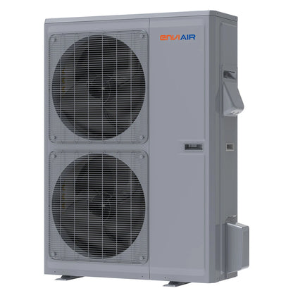 EnviAir FlexxIQ 4-Ton 48,000 BTU 19 SEER Central Air Heat Pump Split System with Inverter Technology – 230V - ECSS19A48FL230A (Includes Indoor & Outdoor Units)