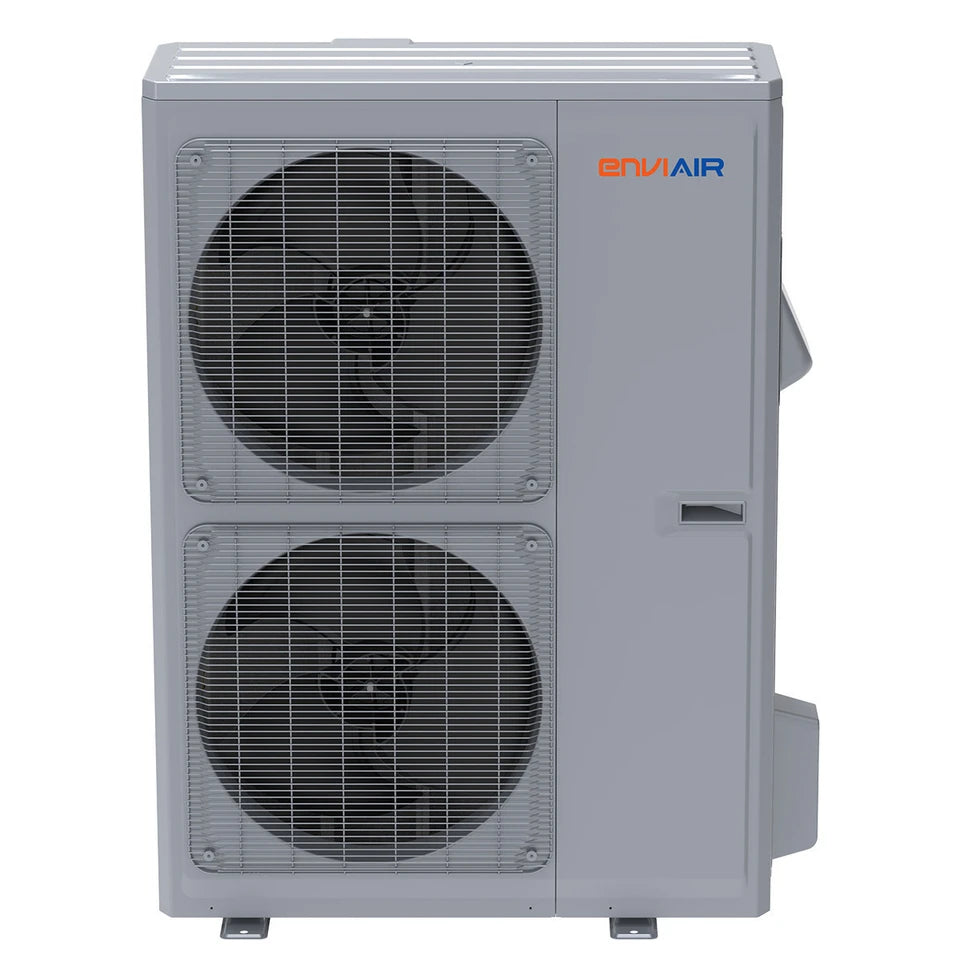 EnviAir FlexxIQ 4-Ton 48,000 BTU 19 SEER Central Air Heat Pump Split System with Inverter Technology – 230V - ECSS19A48FL230A (Includes Indoor & Outdoor Units)