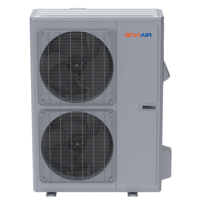 EnviAir FlexxIQ 4-Ton 48,000 BTU 19 SEER Central Air Heat Pump Split System with Inverter Technology – 230V - ECSS19A48FL230A (Includes Indoor & Outdoor Units)